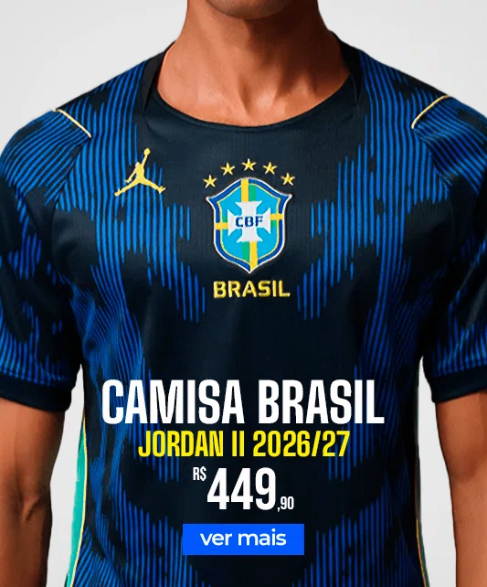 Camisa Brasil Jordan II 2026/27 Torcedor Pro