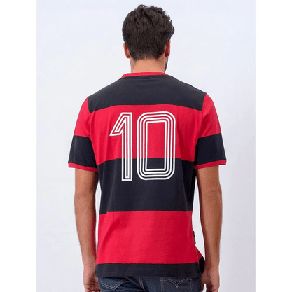 Camisa Flamengo Braziline Libertadores 81 Zico