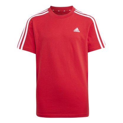 Camiseta Adidas Algodão Essentials 3-Stripes