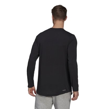 Camiseta Adidas Manga Longa Esportiva Aeroready Designed 2 Move Feelready