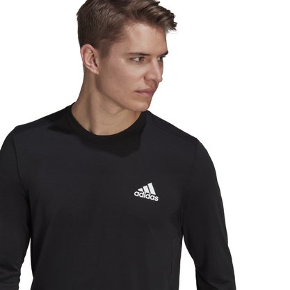 Camiseta Adidas Manga Longa Esportiva Aeroready Designed 2 Move Feelready