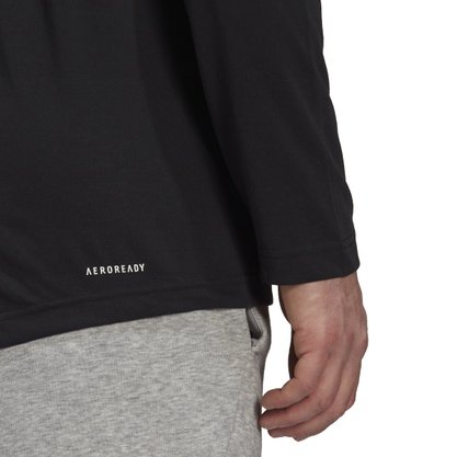 Camiseta Adidas Manga Longa Esportiva Aeroready Designed 2 Move Feelready