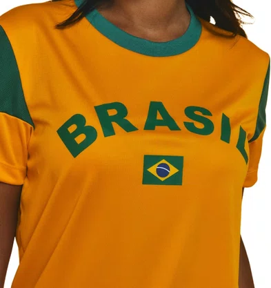 Camiseta Brasil Braziline Dengo Fem