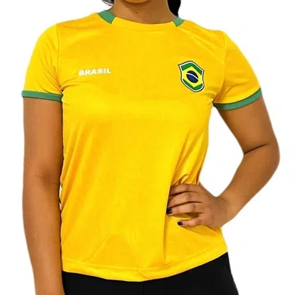 Camiseta Brasil Ipe Braziline Feminina