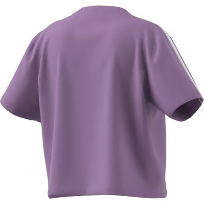Camiseta Cropped Adidas 3 Stripes