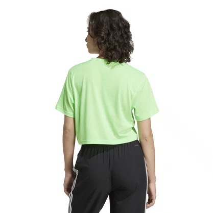 Camiseta Cropped Adidas Treino Boxy Essentials