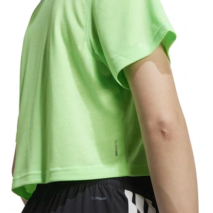 Camiseta Cropped Adidas Treino Boxy Essentials