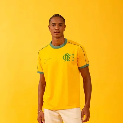 Camiseta Flamengo Braziline Destino Zico