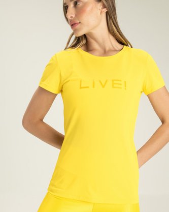 Camiseta Live Icon Cyber Yellow