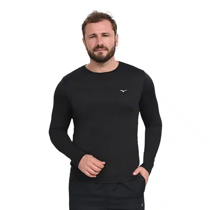 Camiseta Mizuno Manga Longa Nirvana
