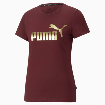 Camiseta Puma Essentials Plus Metallic Logo