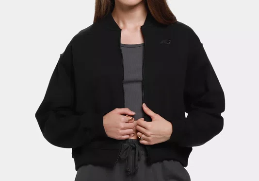 Jaqueta New Balance French Terry Bomber