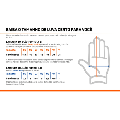 Luva De Goleiro Poker Training Wave Junior