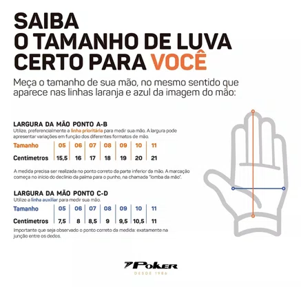 Luva de Goleiro Profissional Poker Neo II