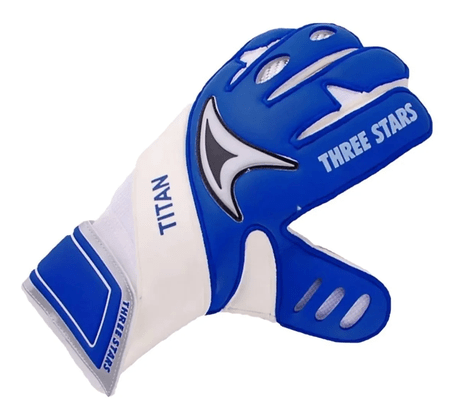 Luva De Goleiro Three Stars Titan Palma Branca