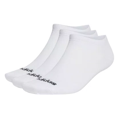 Meia Adidas Linear Cano Baixo 3 Pares