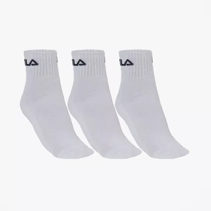 Meia Fila Tripack Cano Médio 3 Pares