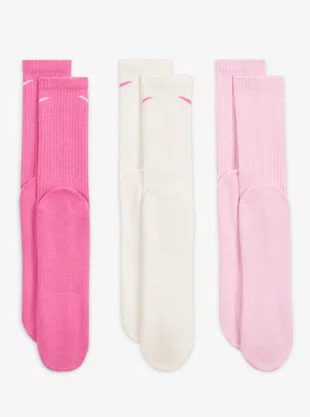Meia Nike Everyday Cushioned Kit Com 3