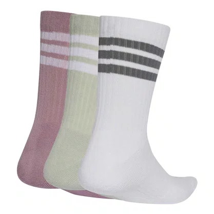 Meias Adidas Acolchoadas 3s Kit Com 3