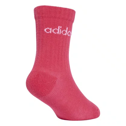 Meias Adidas Linear Kids Kit Com 3