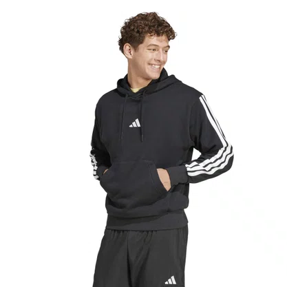 Moletom Adidas Essentials 3 Stripes Capuz