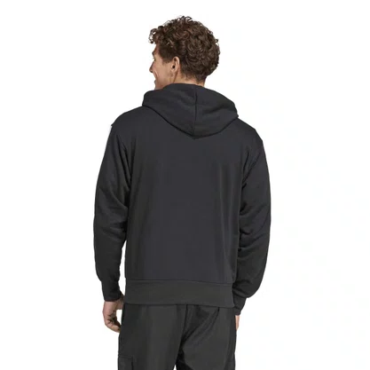 Moletom Adidas Essentials 3 Stripes Capuz
