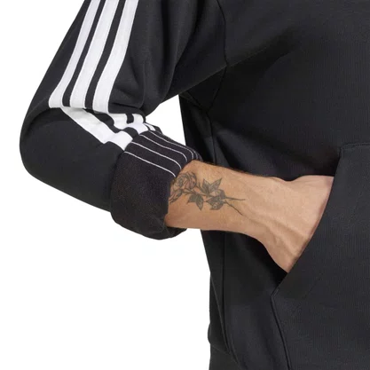 Moletom Adidas Essentials 3 Stripes Capuz