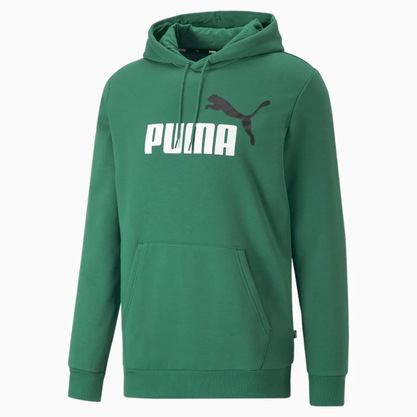 Moletom Puma com Capuz Essentials Plus Two-Tone Big Logo Fleece