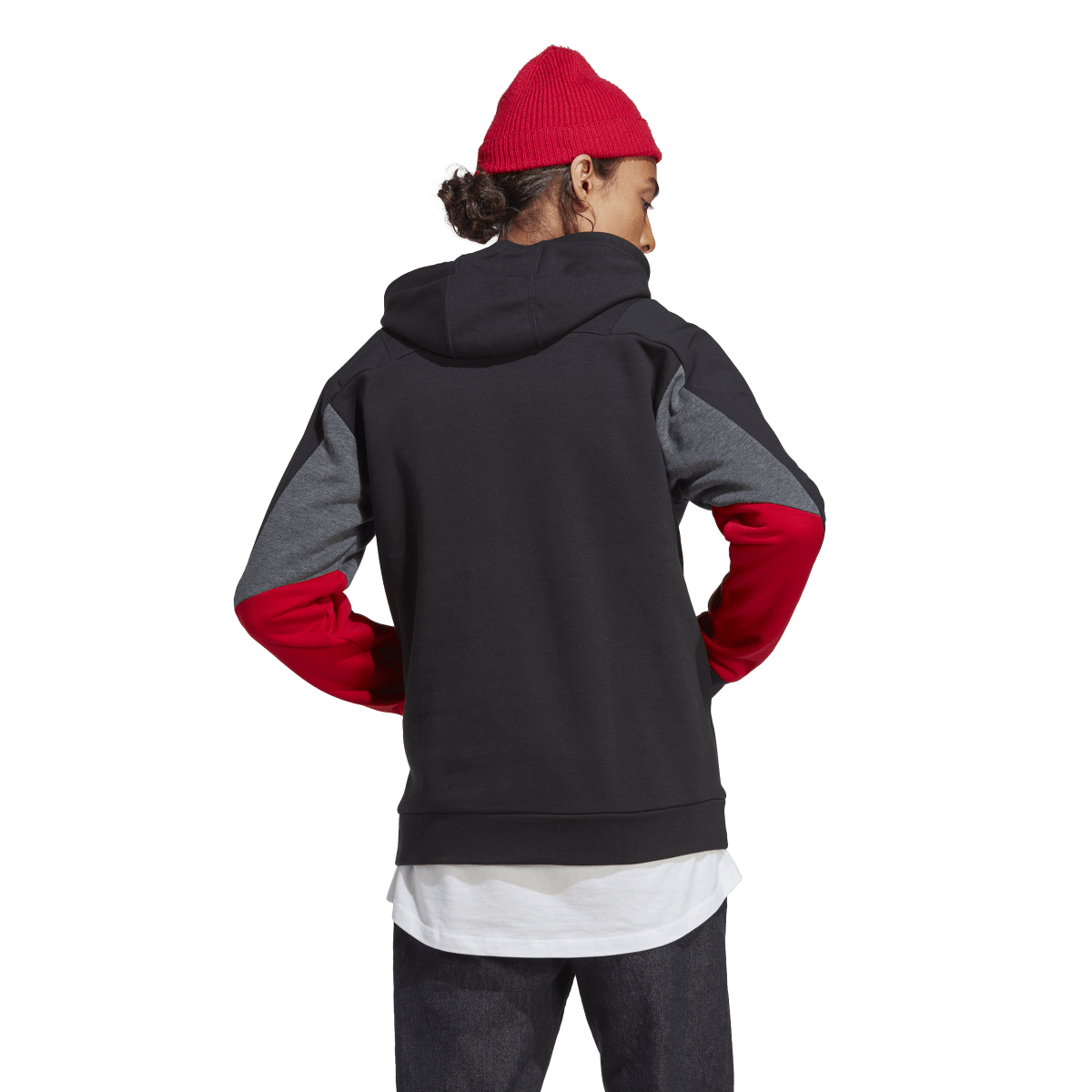 ESSENTIALS COLORBLOCK FLEECE HOODIE