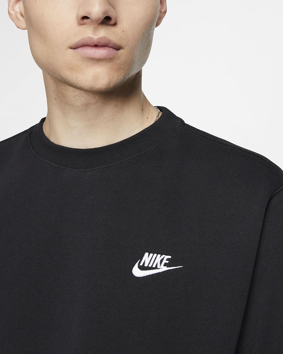 Blusão de Moletom Nike Sportswear Club Crew FT - Masculino