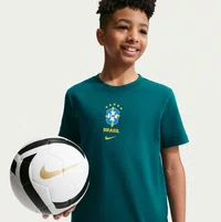 Camiseta Brasil Nike Crest Infantil
