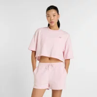 Camiseta Cropped New Balance Small Logo