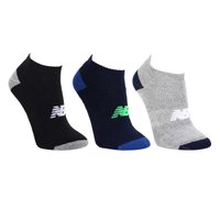 Meia New Balance Infantil Atoalhada Cano Curto Kit C/ 3