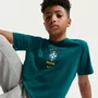 Camiseta Brasil Nike Crest Infantil