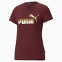 Camiseta Puma Essentials Plus Metallic Logo