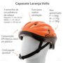 Capacete Vollo Laranja