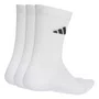 Meia Adidas Essentials Crew Kit Com 3