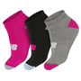 Meia New Balance Infantil Atoalhada Cano Curto Kit C/ 3