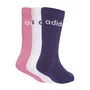 Meias Adidas Linear Infantil Crew 3 pares