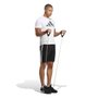 Shorts Adidas Treino Essentials Piquet 3-Stripes